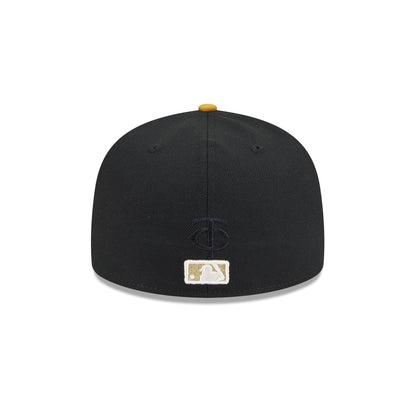 Minnesota Twins Metallic Gold Logo 59FIFTY Fitted Hat