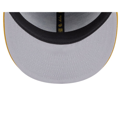Chicago Blackhawks Metallic Gold Logo 59FIFTY Fitted Hat