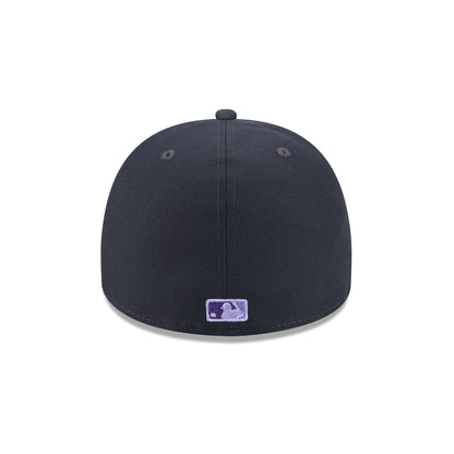 New York Mets Navy Lavender 59FIFTY A-Frame Fitted Hat