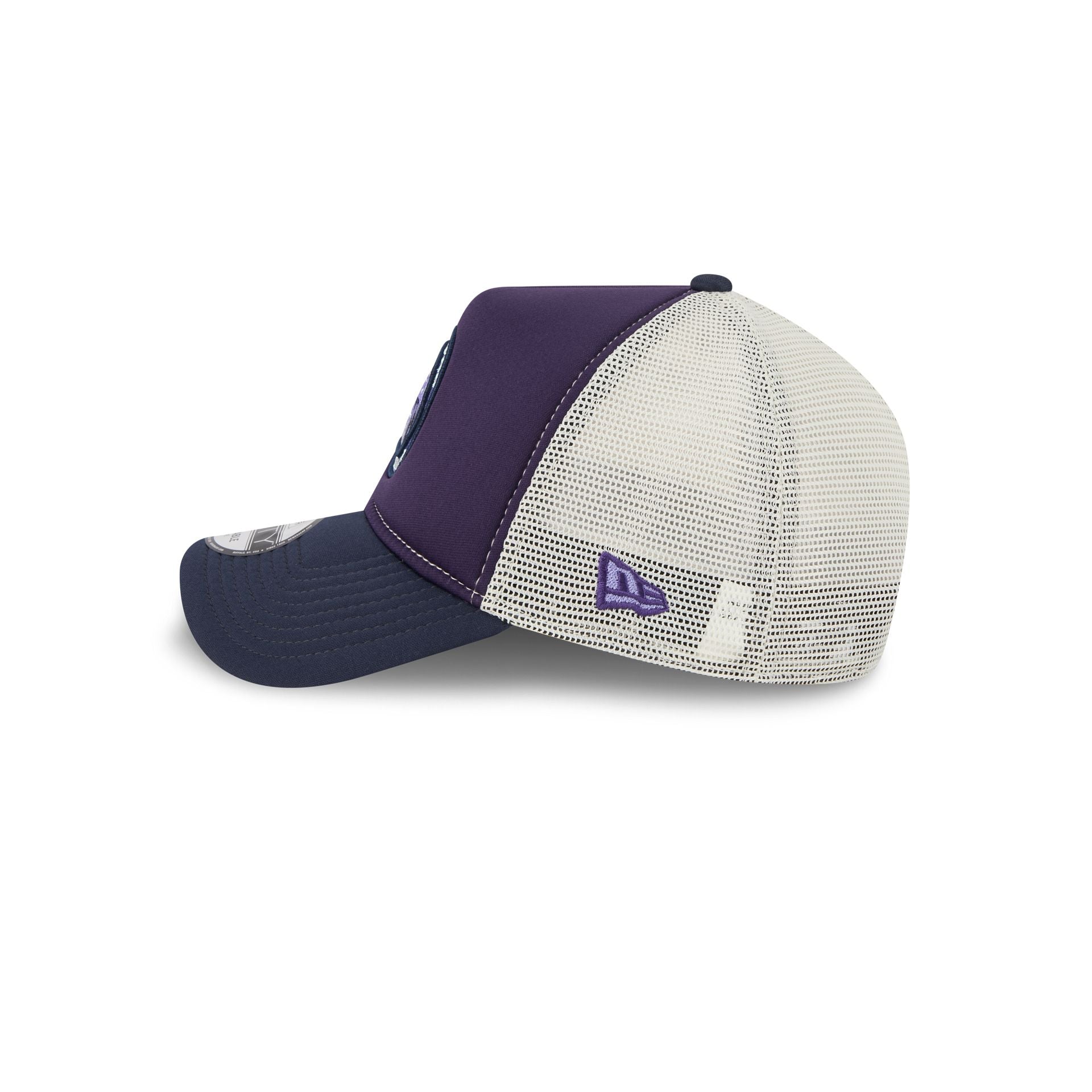 Baltimore Orioles Navy Purple 9FORTY A-Frame Trucker Hat