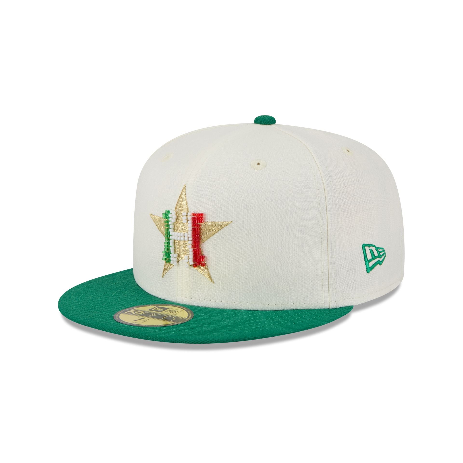 Houston Astros Beaded Linen 59FIFTY Fitted Hat
