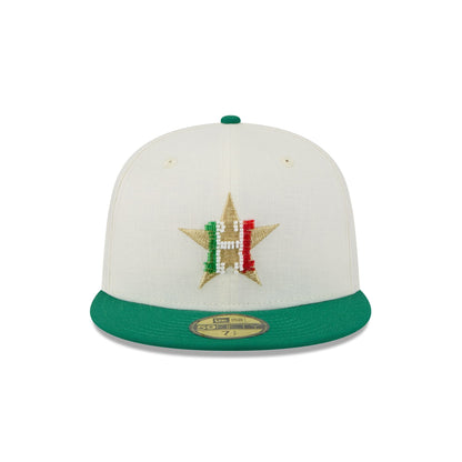 Houston Astros Beaded Linen 59FIFTY Fitted Hat
