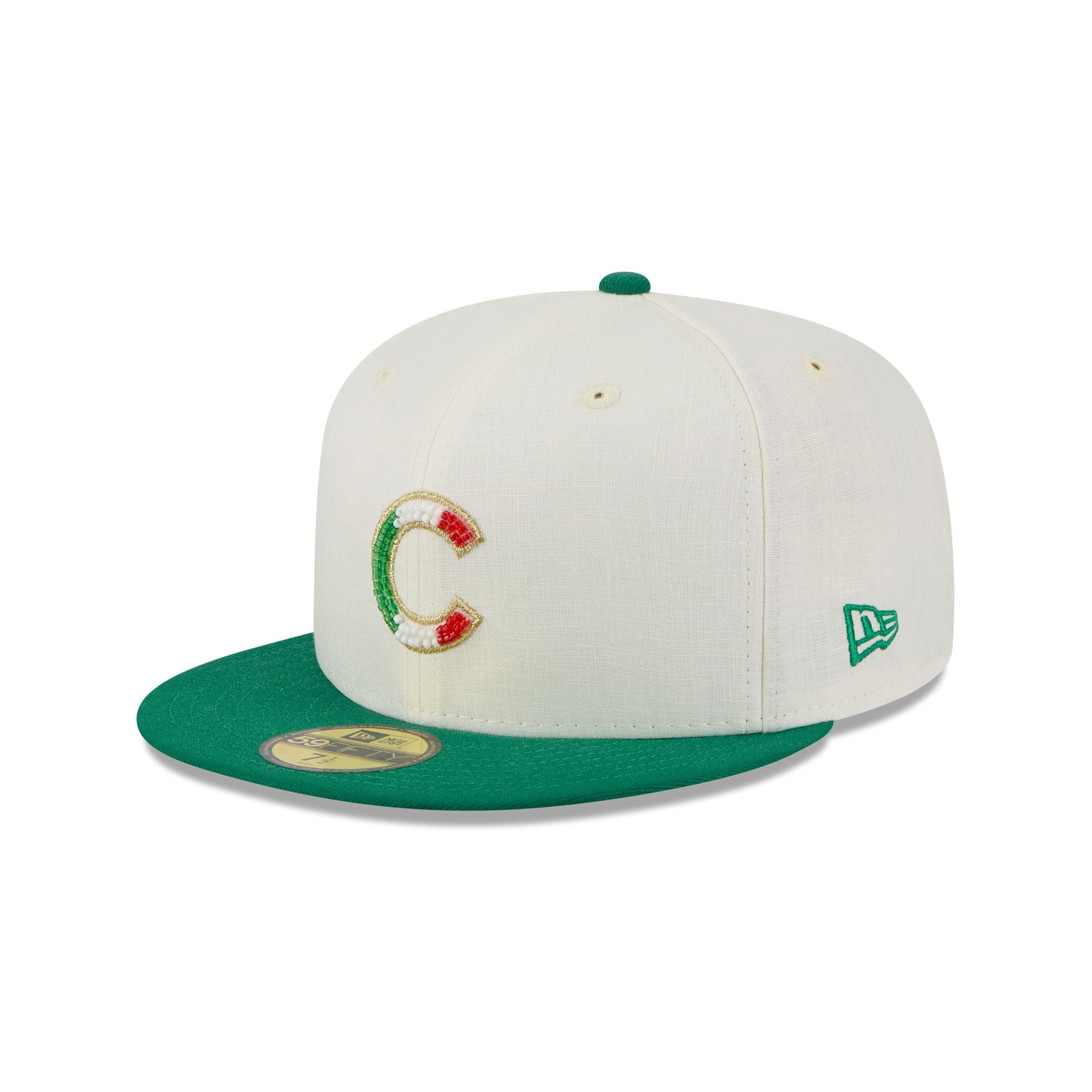 Chicago Cubs Beaded Linen 59FIFTY Fitted Hat