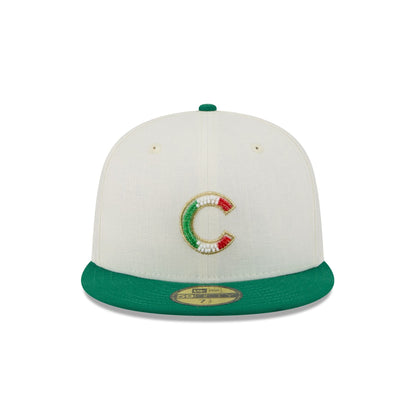 Chicago Cubs Beaded Linen 59FIFTY Fitted Hat