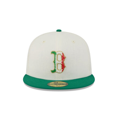 Boston Red Sox Beaded Linen 59FIFTY Fitted Hat