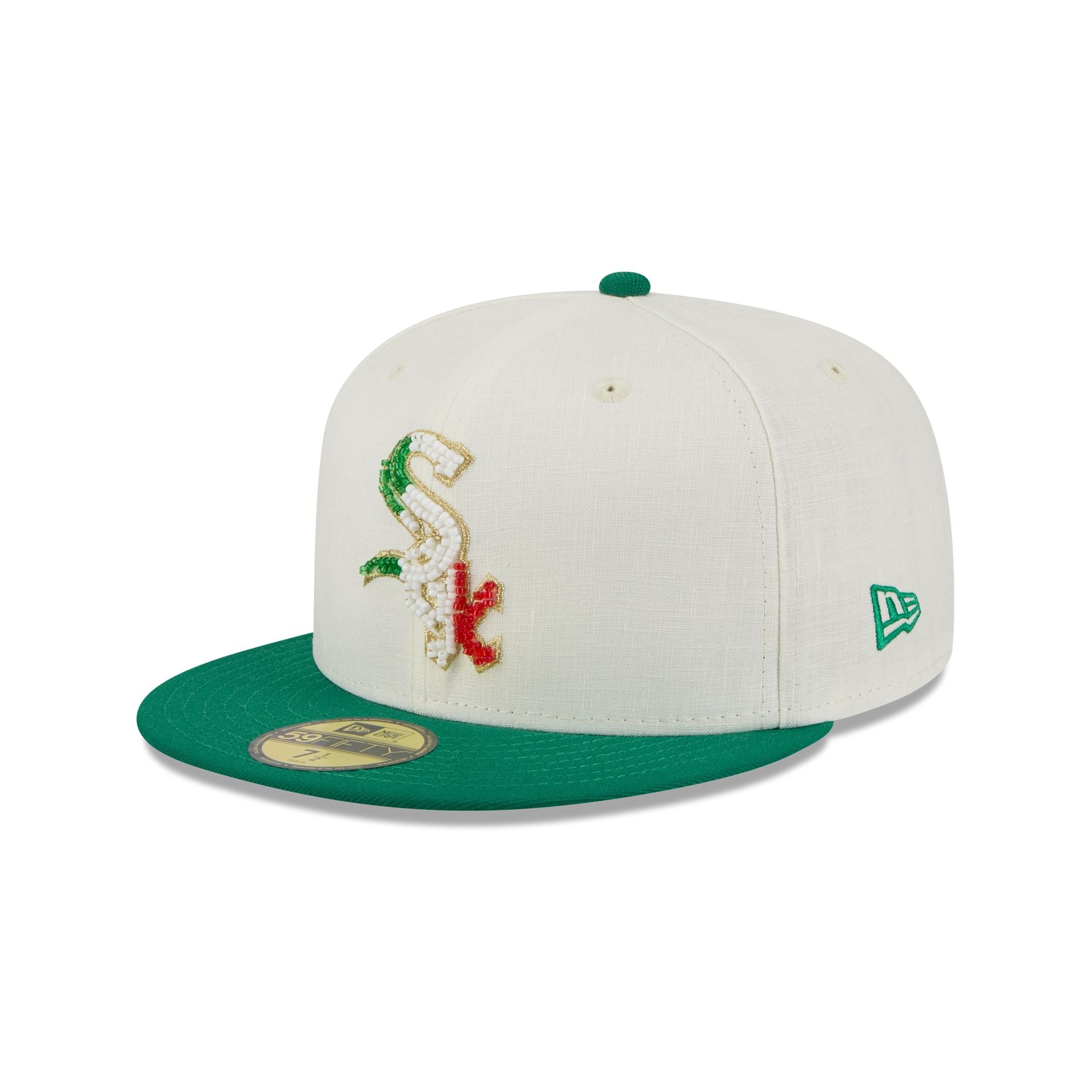 Chicago White Sox Beaded Linen 59FIFTY Fitted Hat