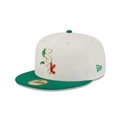 Chicago White Sox Beaded Linen 59FIFTY Fitted Hat