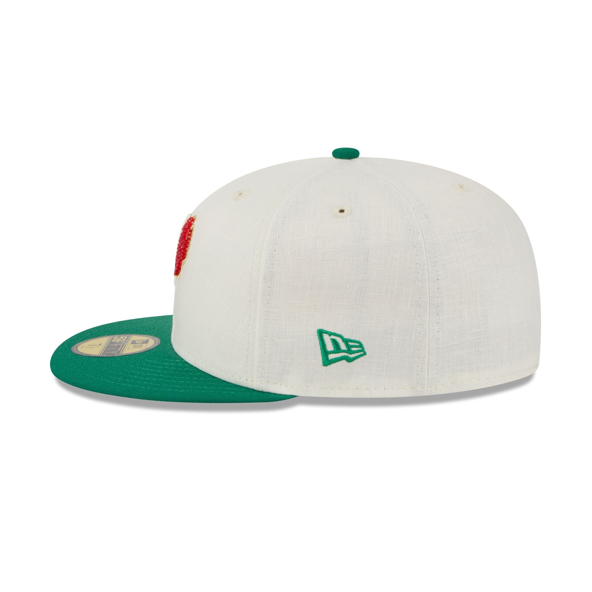 Diablos Rojos del M��xico Beaded Linen 59FIFTY Fitted Hat