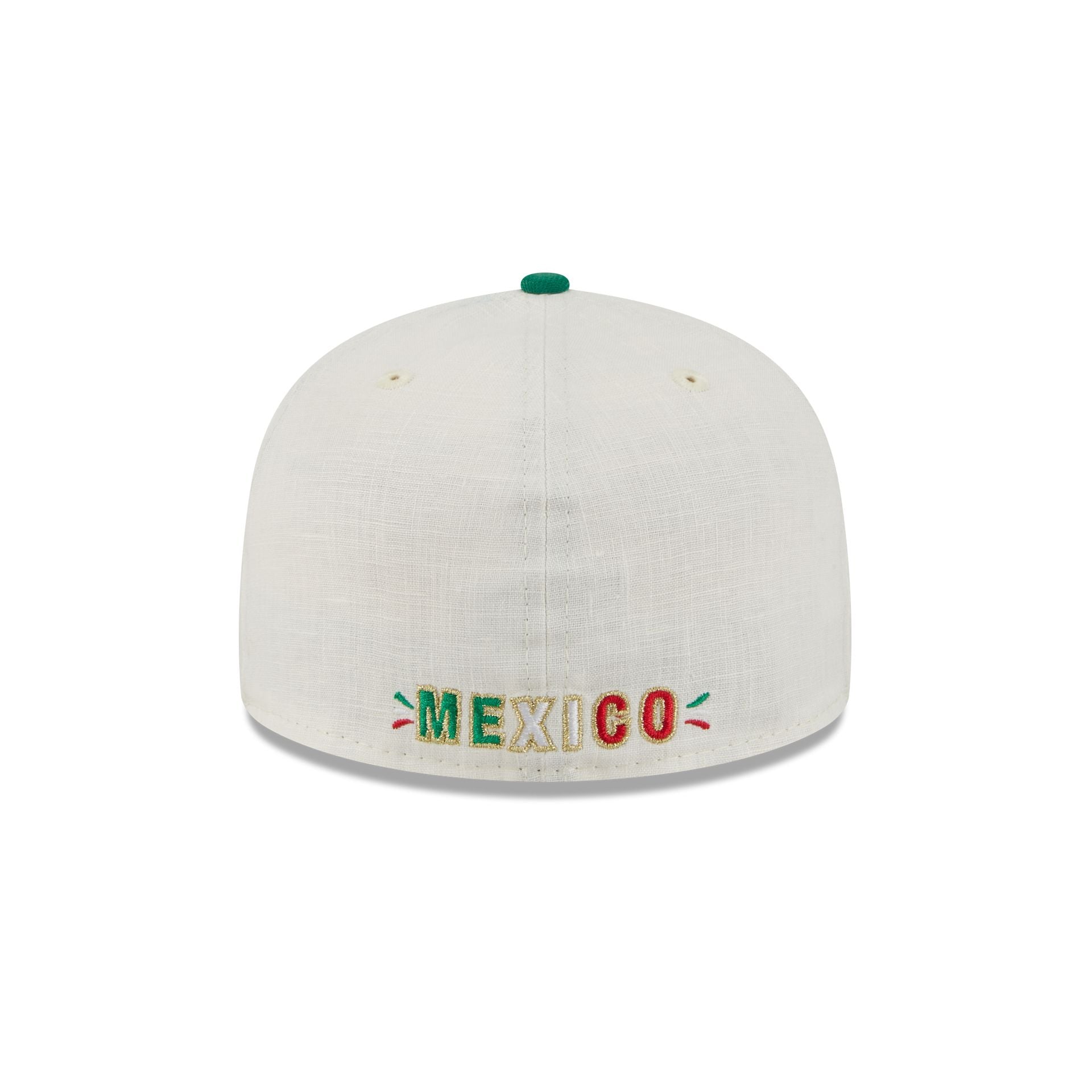 Mexico Baseball Beaded Linen 59FIFTY Fitted Hat