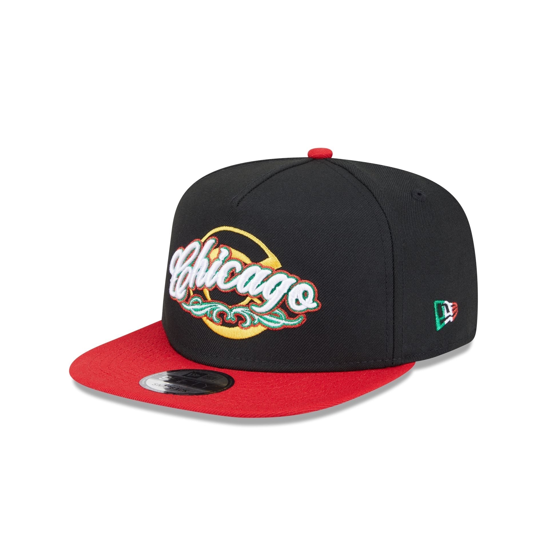 Chicago Cubs City Script 9FIFTY A-Frame Snapback Hat