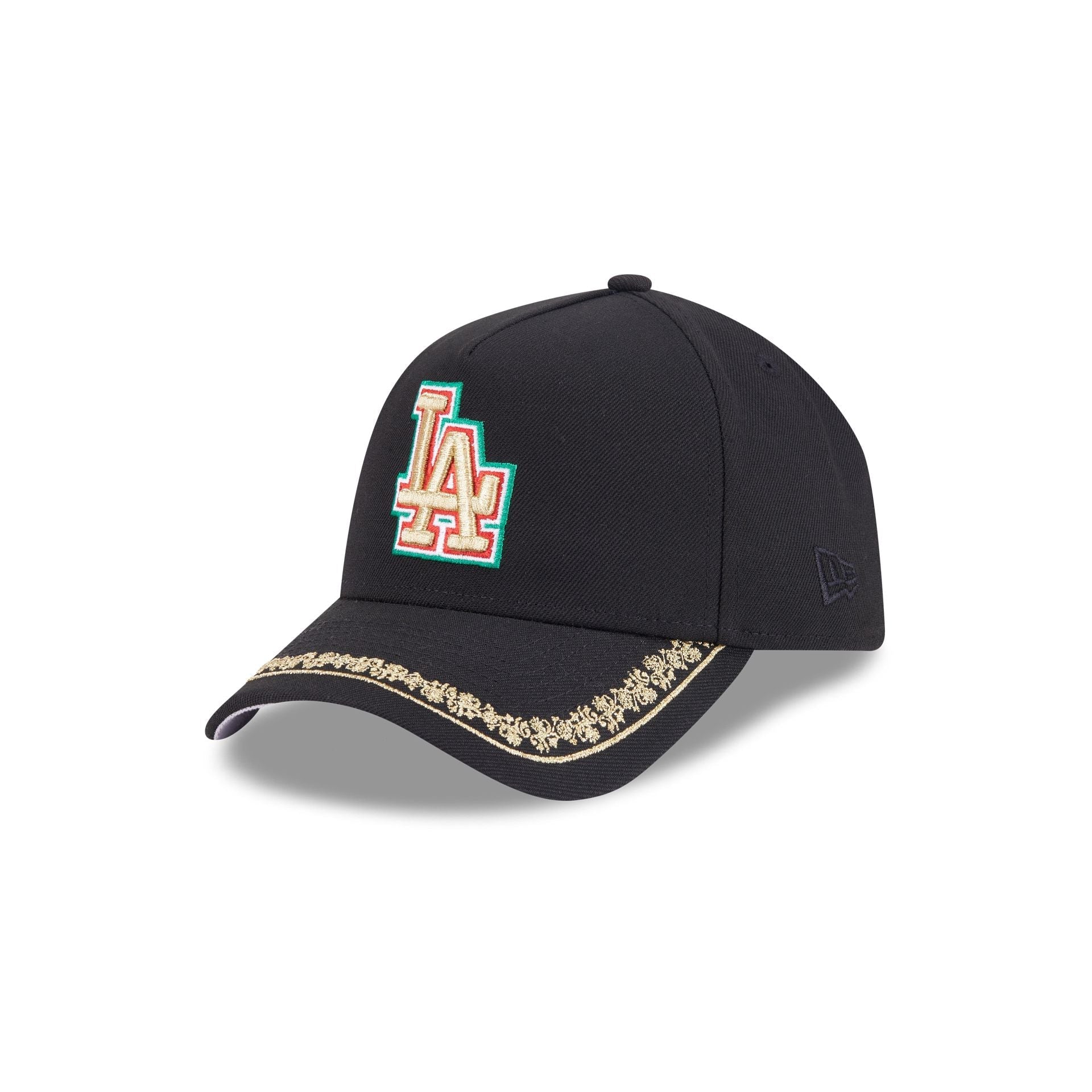 Los Angeles Dodgers Ornate Visor 9FORTY A-Frame Snapback Hat
