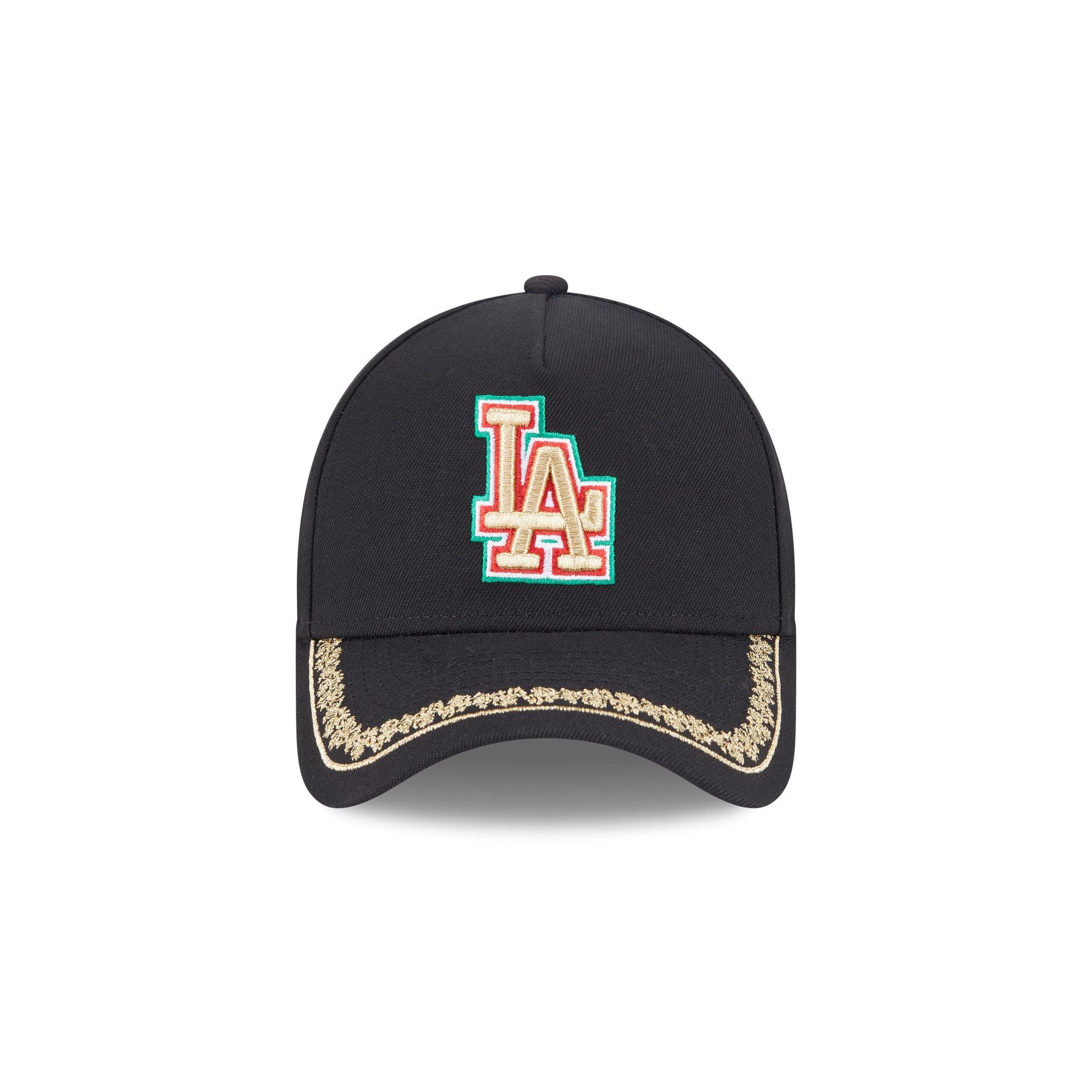 Los Angeles Dodgers Ornate Visor 9FORTY A-Frame Snapback Hat