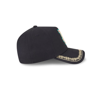 Los Angeles Dodgers Ornate Visor 9FORTY A-Frame Snapback Hat