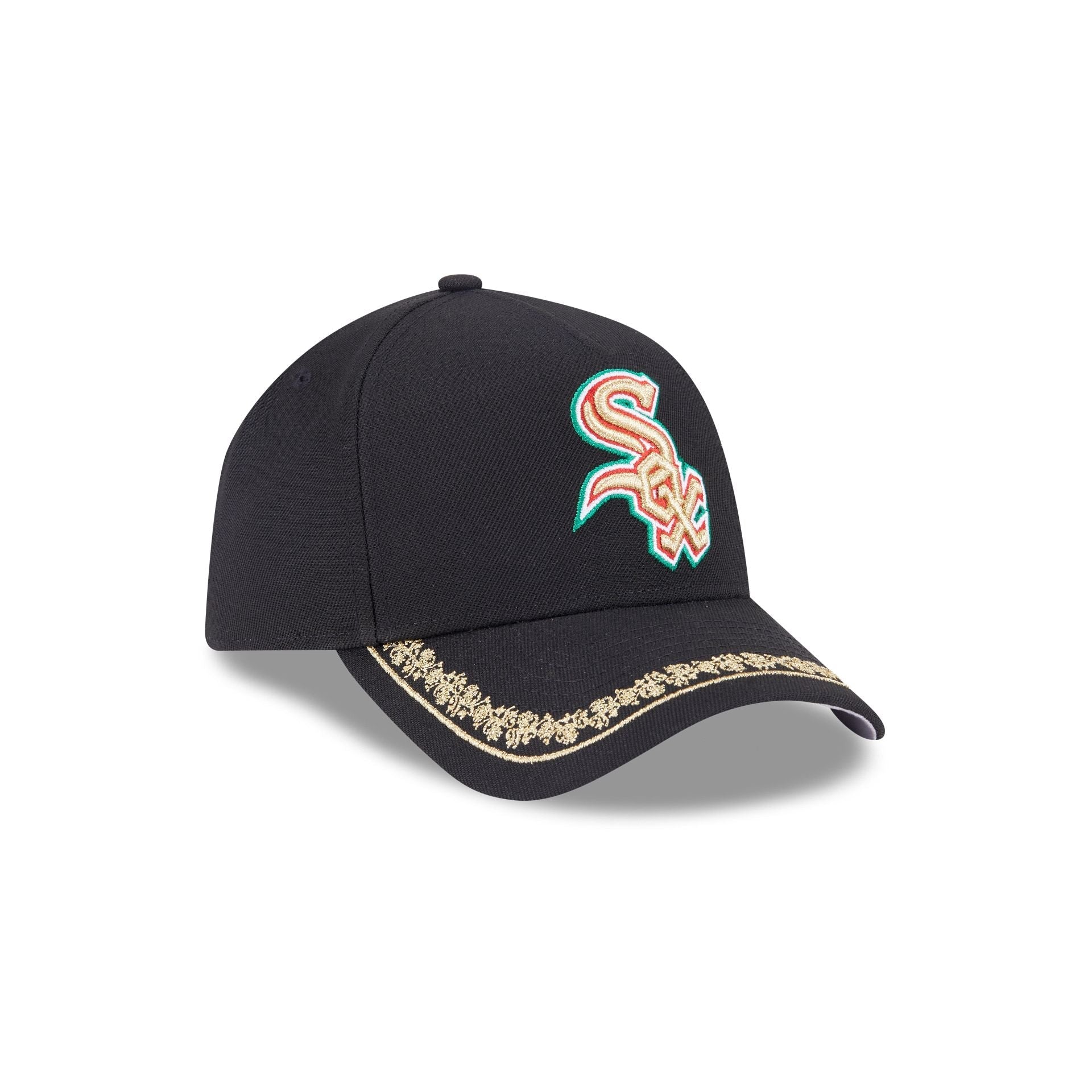 Chicago White Sox Ornate Visor 9FORTY A-Frame Snapback Hat