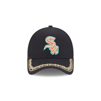 Chicago White Sox Ornate Visor 9FORTY A-Frame Snapback Hat