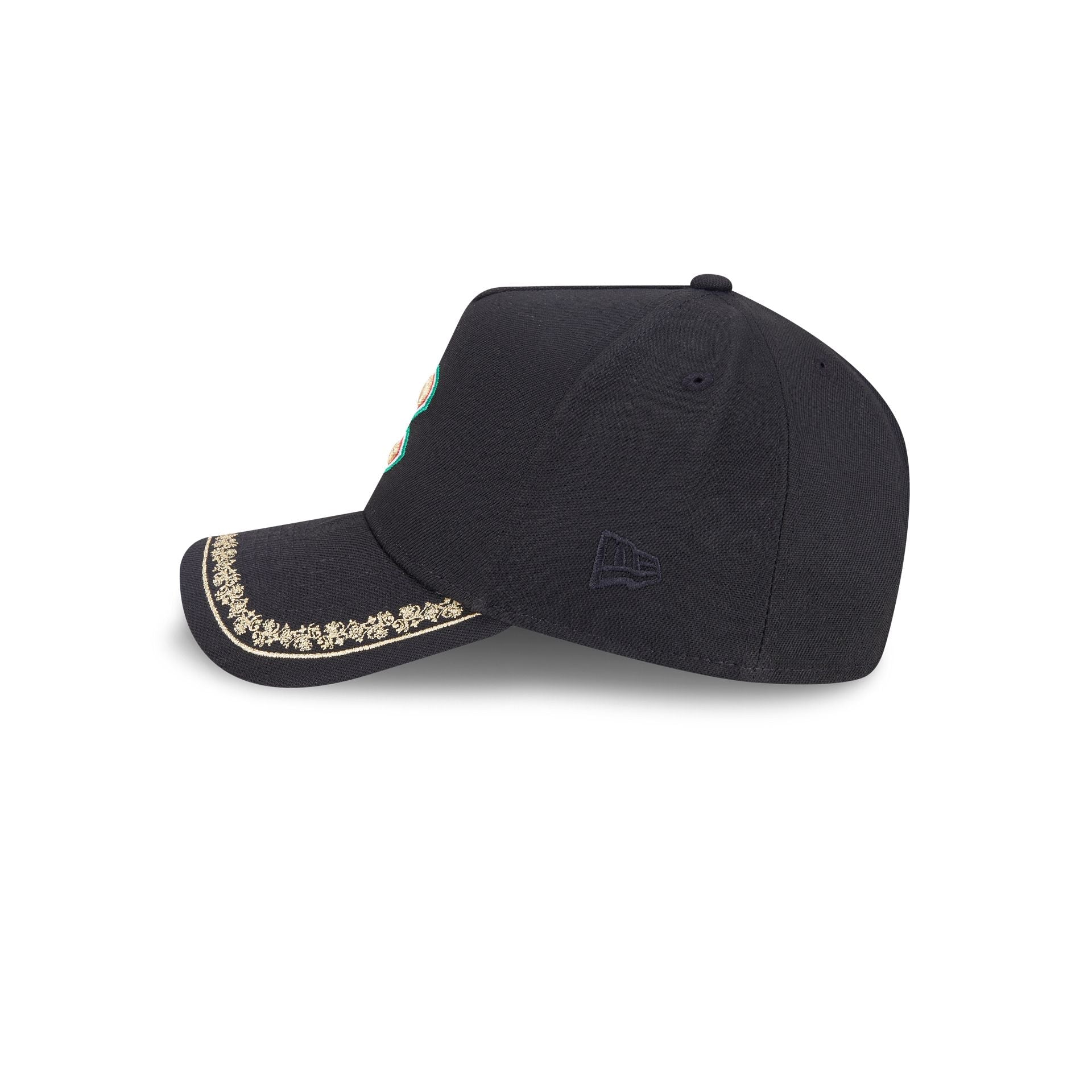 Chicago Cubs Ornate Visor 9FORTY A-Frame Snapback Hat