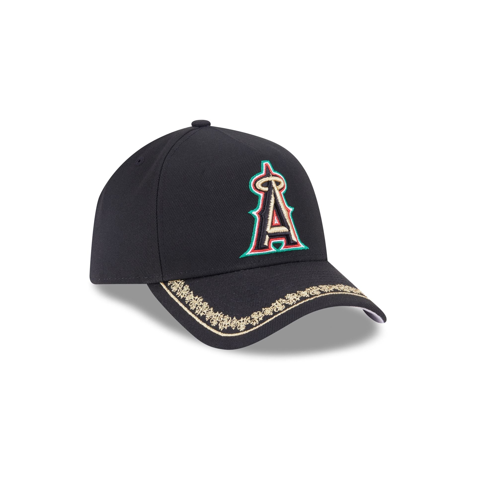 Los Angeles Angels Ornate Visor 9FORTY A-Frame Snapback Hat