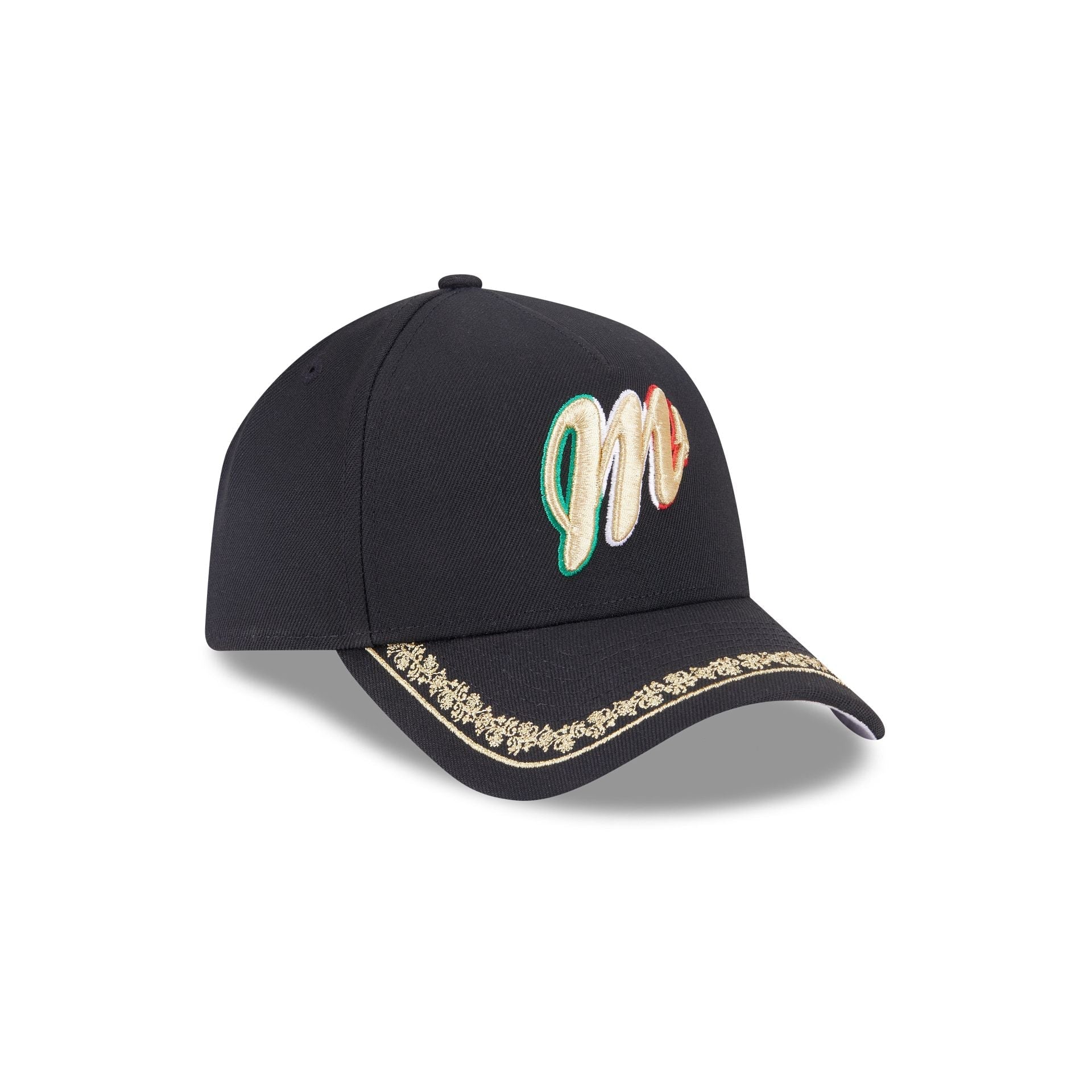Diablos Rojos del M��xico Ornate Visor 9FORTY A-Frame Snapback Hat
