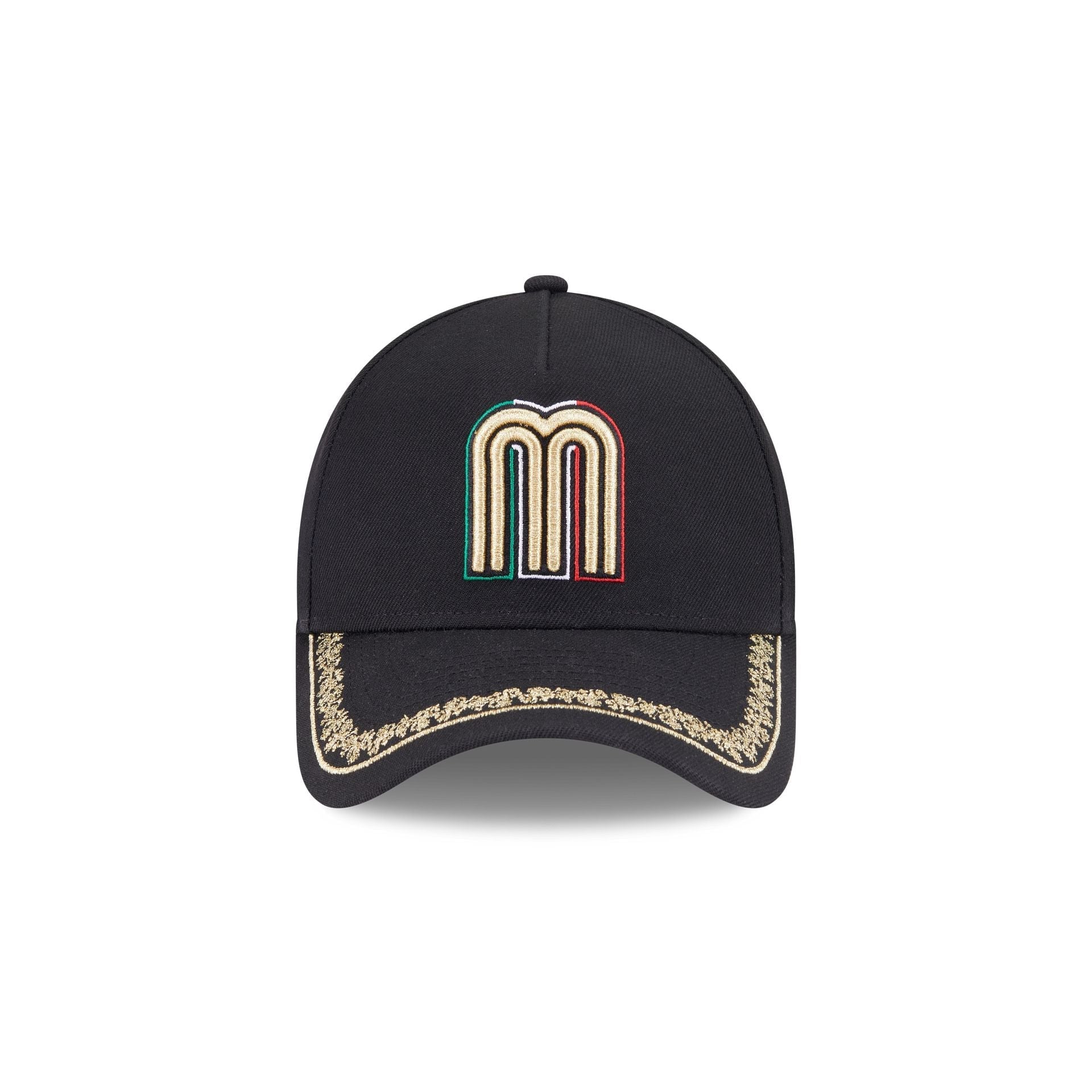 Mexico Baseball Ornate Visor 9FORTY A-Frame Snapback Hat