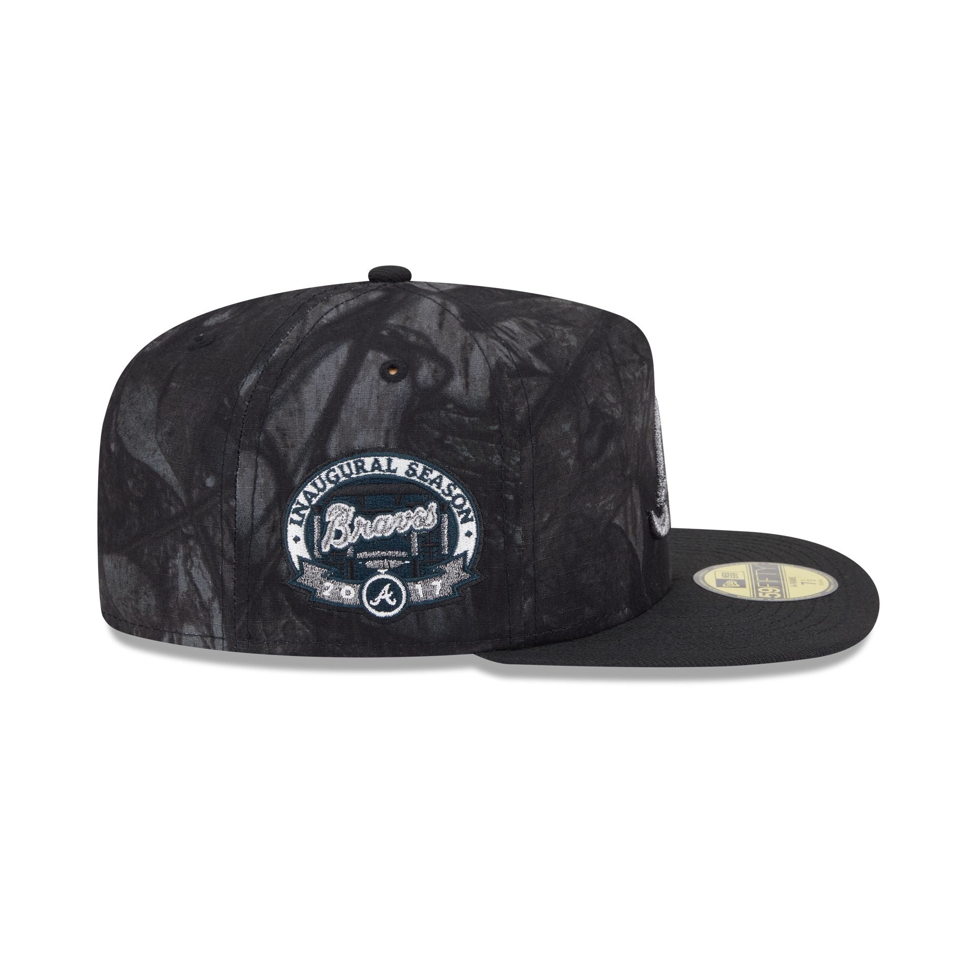 Just Caps Ripstop Camo Atlanta Braves 59FIFTY A-Frame Fitted Hat