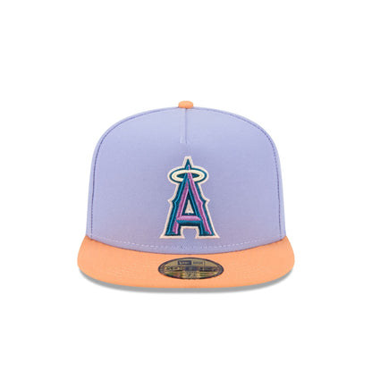 Los Angeles Angels Lavender 59FIFTY A-Frame Fitted Hat