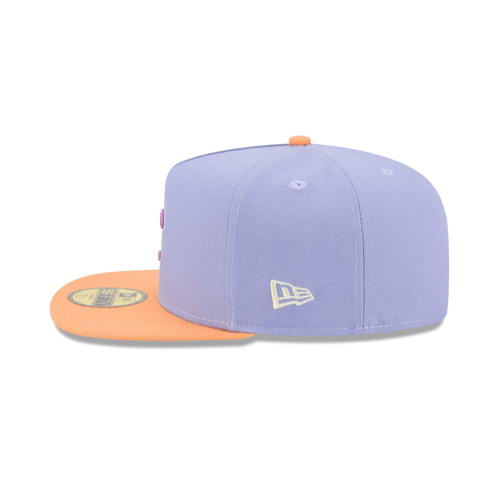 Chicago Cubs Lavender 59FIFTY A-Frame Fitted Hat