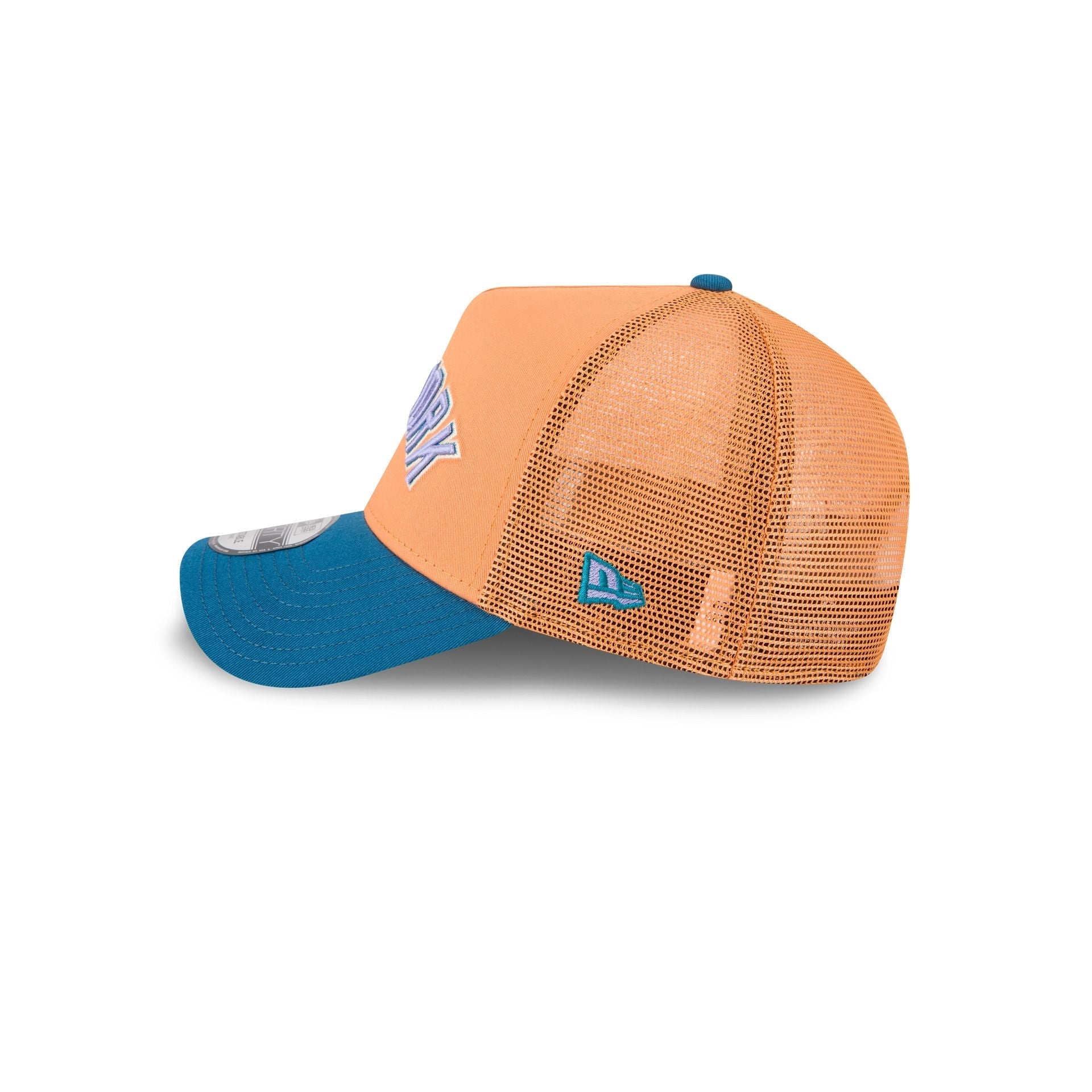 New York Yankees Orange Glaze 9FORTY A-Frame Trucker Hat
