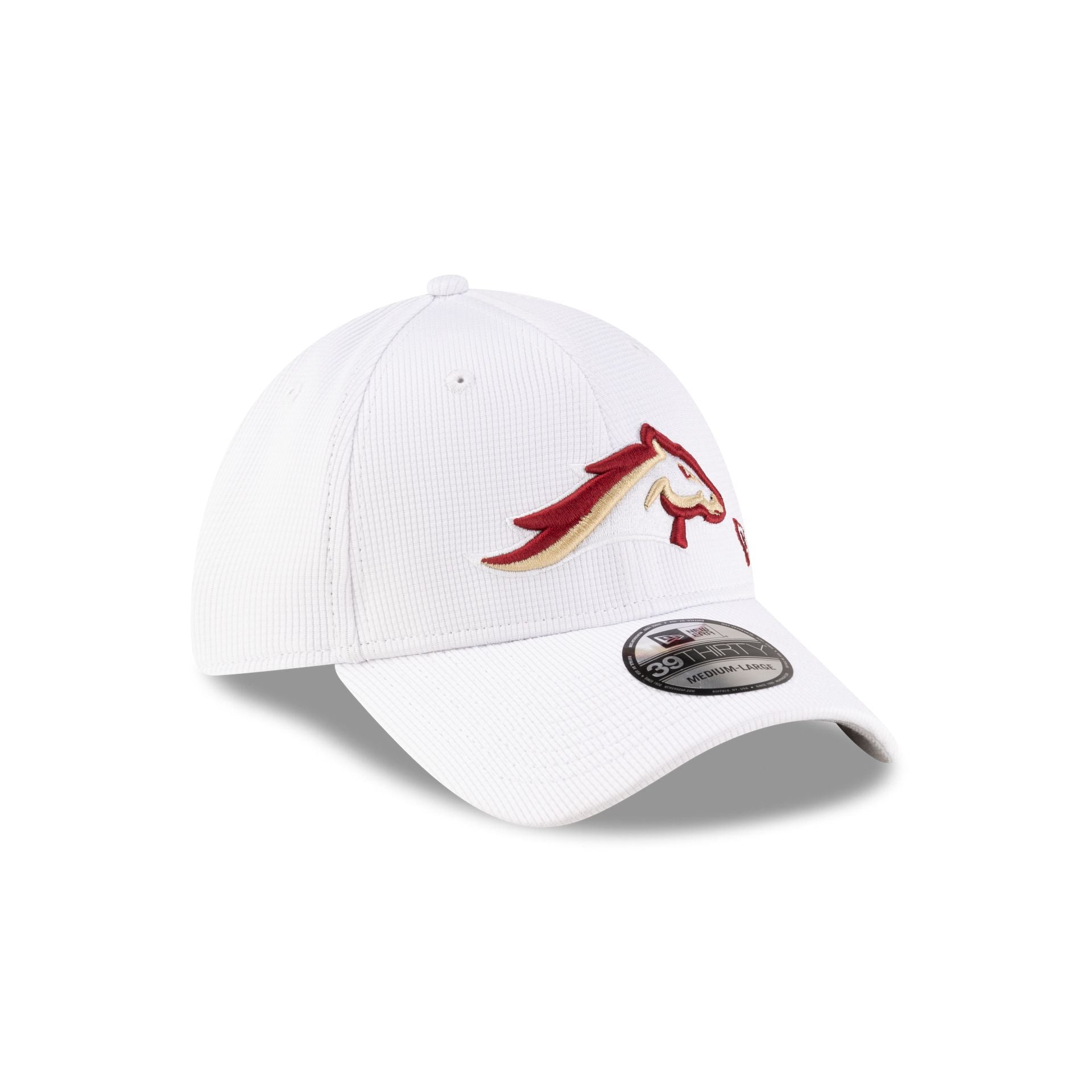 Birmingham Stallions White 39THIRTY Stretch Fit Hat