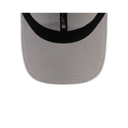 Birmingham Stallions White 39THIRTY Stretch Fit Hat