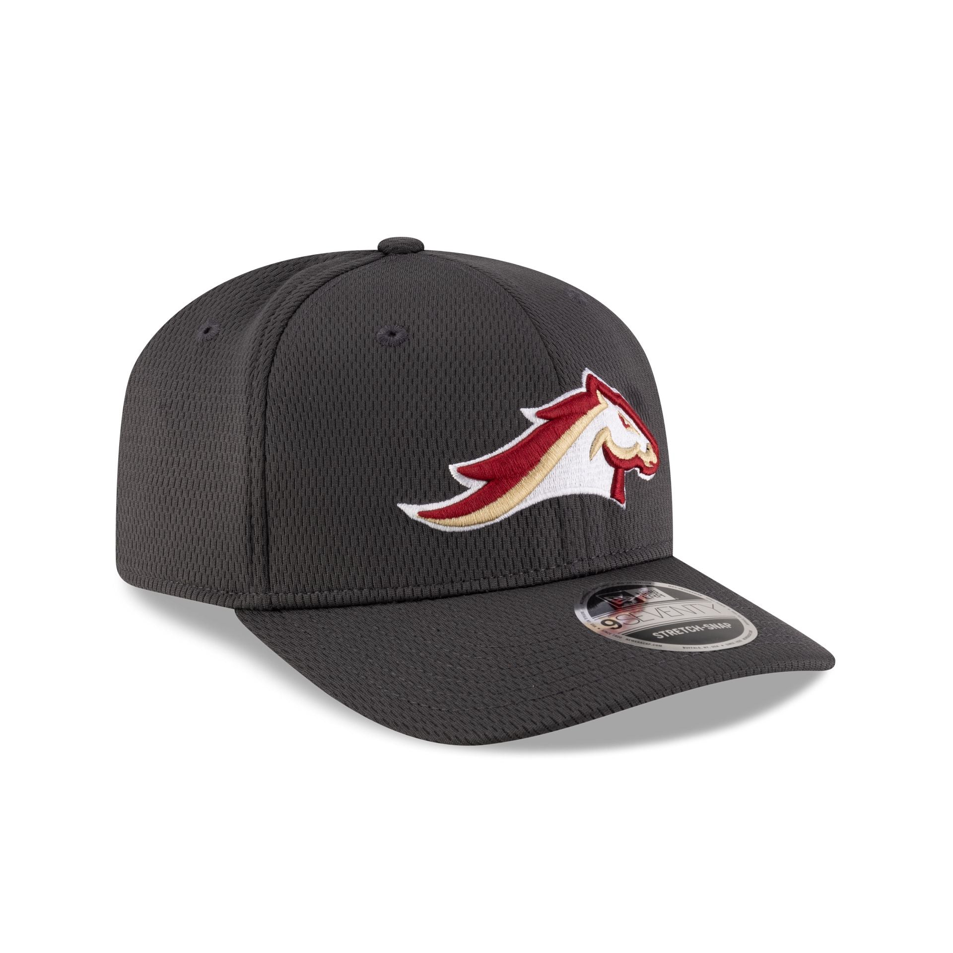 Birmingham Stallions Gray 9SEVENTY Stretch-Snap Hat