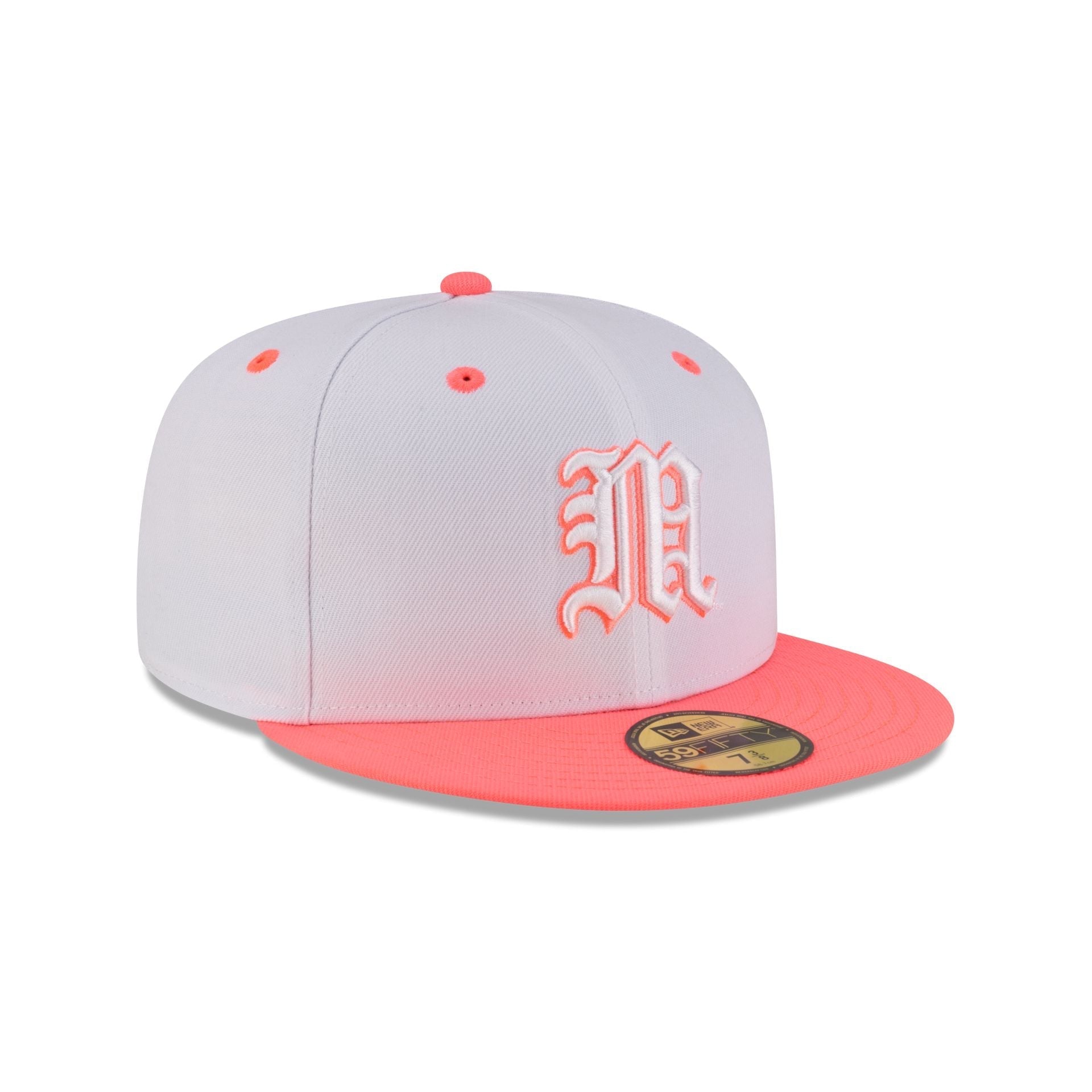 Miami Hurricanes Chrome Pink 59FIFTY Fitted Hat