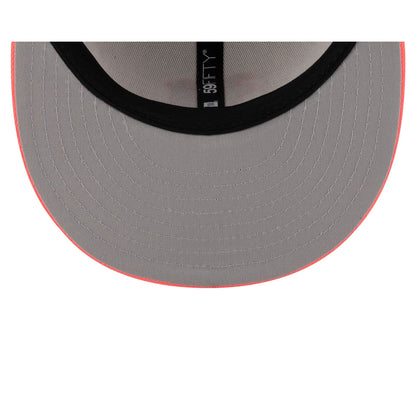 Miami Hurricanes Chrome Pink 59FIFTY Fitted Hat