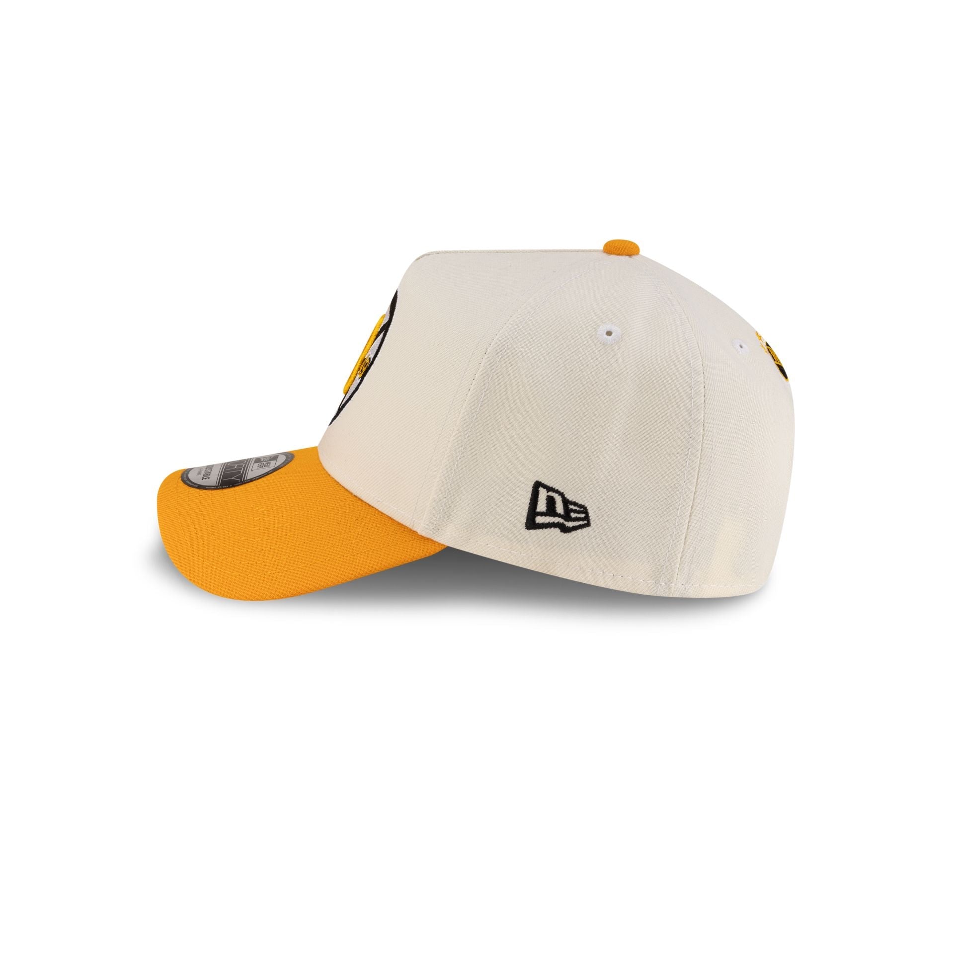Boston Bruins Chrome White 9FORTY A-Frame Snapback Hat