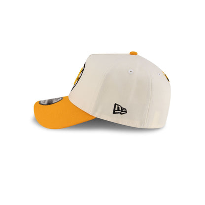 Boston Bruins Chrome White 9FORTY A-Frame Snapback Hat