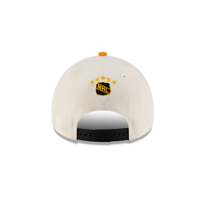 Boston Bruins Chrome White 9FORTY A-Frame Snapback Hat