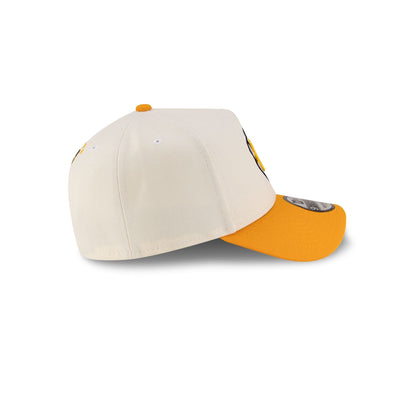 Boston Bruins Chrome White 9FORTY A-Frame Snapback Hat