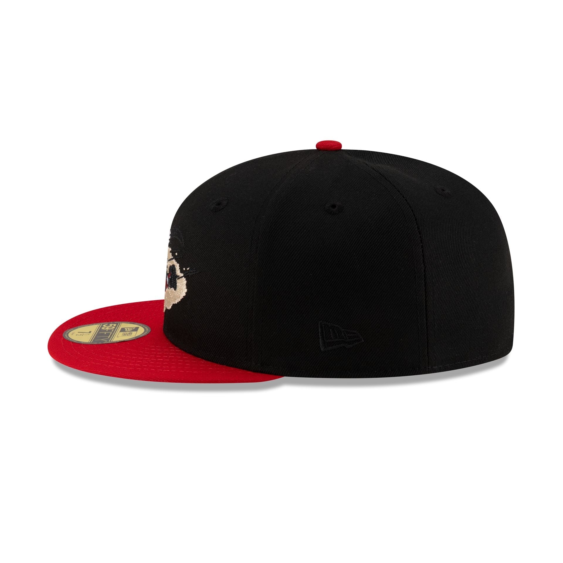 Cincinnati Reds Mascot Black 59FIFTY Fitted Hat