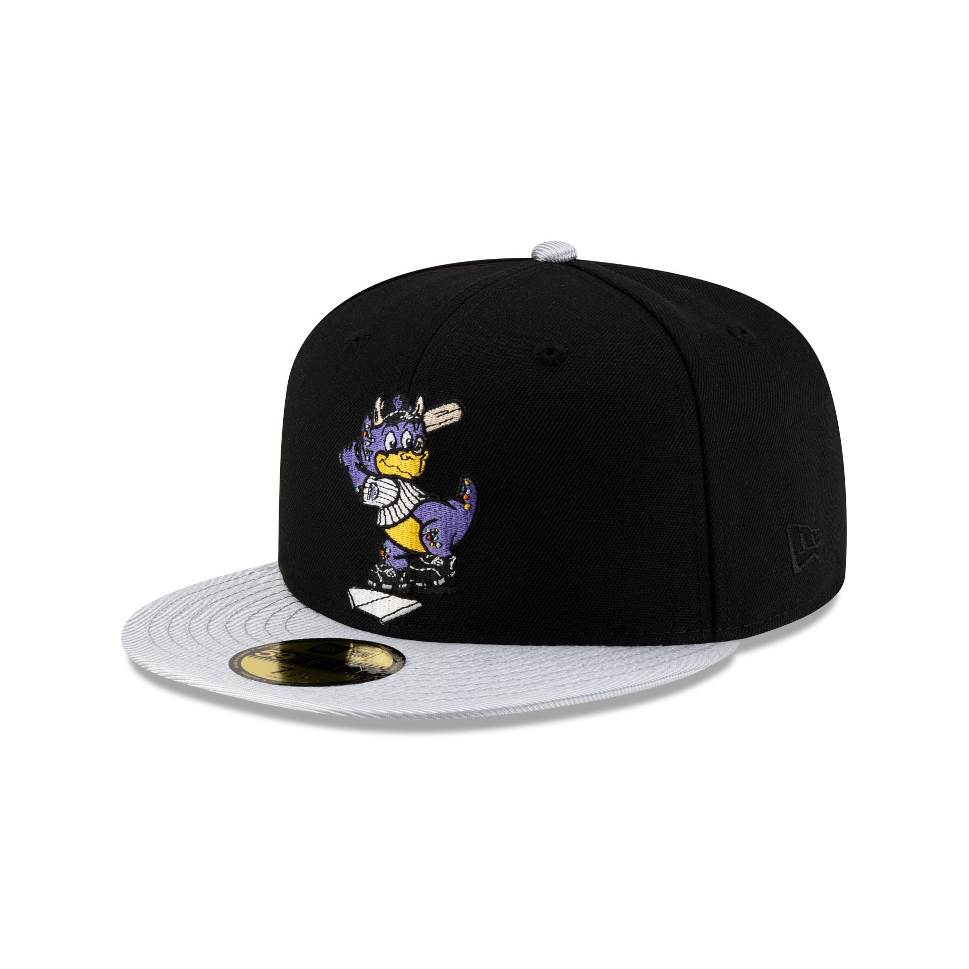 Colorado Rockies Mascot Black 59FIFTY Fitted Hat