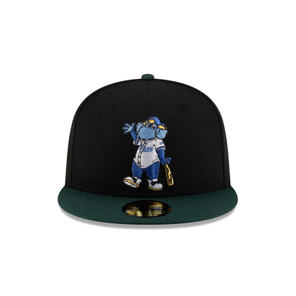Tampa Bay Rays Mascot Black 59FIFTY Fitted Hat
