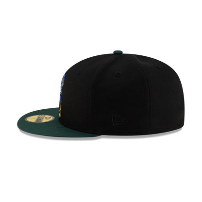 Tampa Bay Rays Mascot Black 59FIFTY Fitted Hat