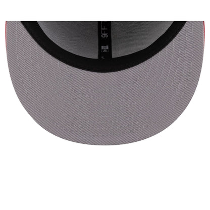Cleveland Guardians Mascot Navy 9FIFTY Snapback Hat