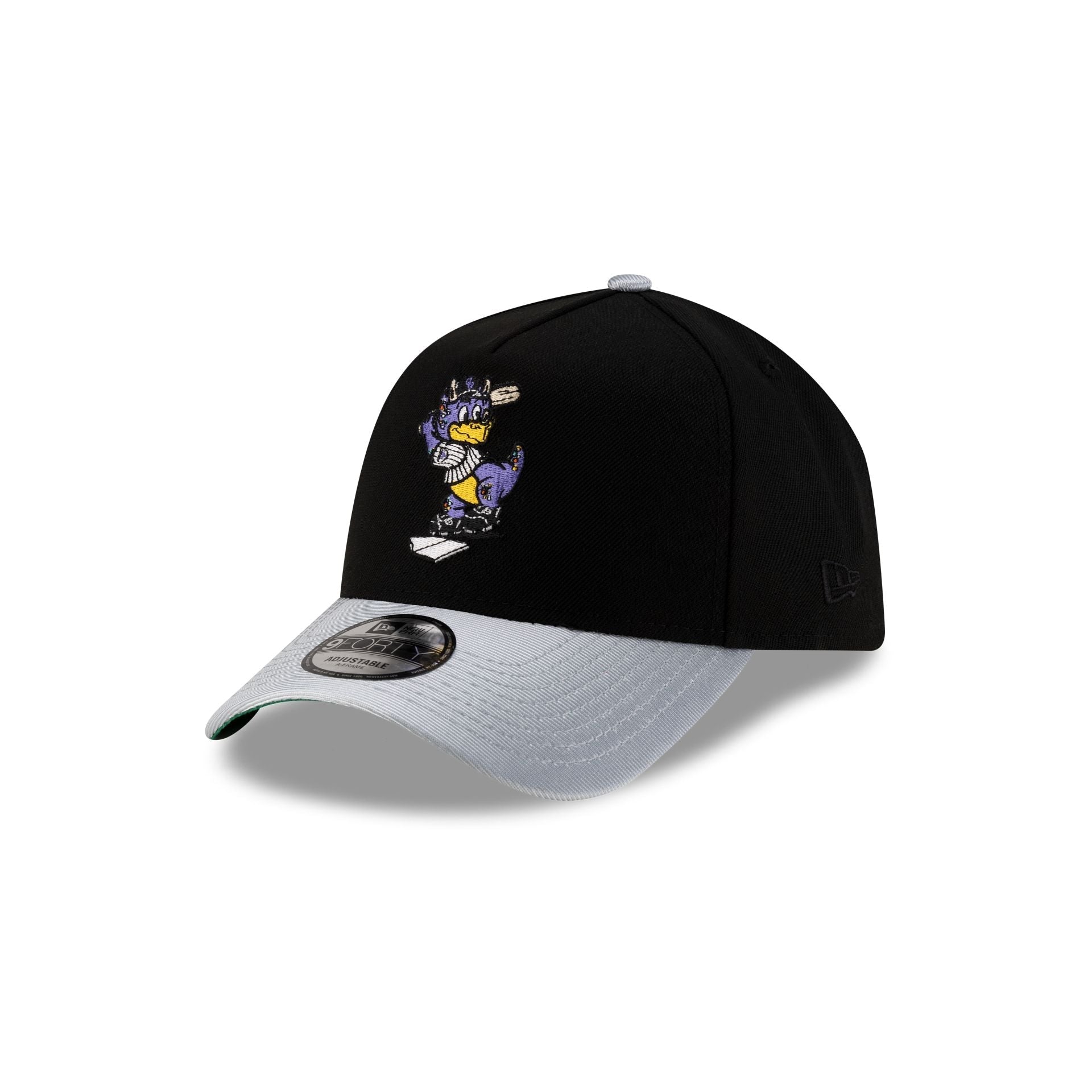 Colorado Rockies Mascot Black 9FORTY A-Frame Snapback Hat
