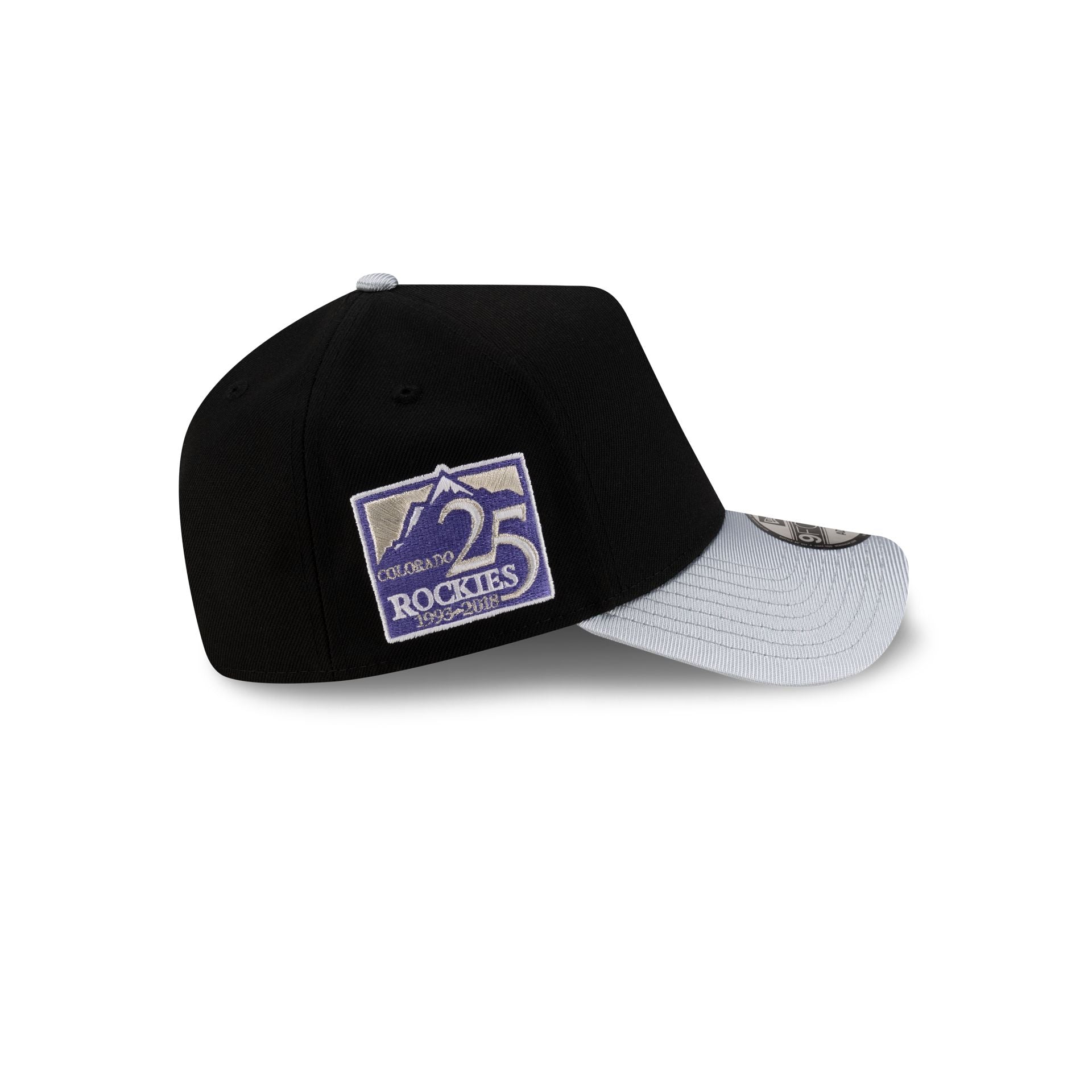 Colorado Rockies Mascot Black 9FORTY A-Frame Snapback Hat