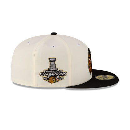 Just Caps Stanley Cup Champions Chicago Blackhawks 59FIFTY Fitted Hat