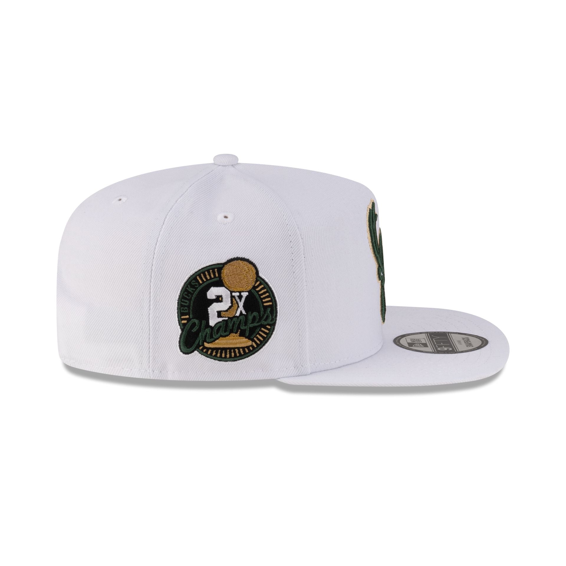 Milwaukee Bucks Champions 9FIFTY A-Frame Snapback Hat