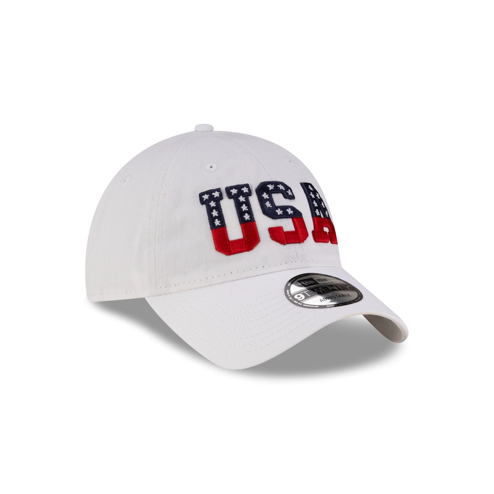 New Era Cap USA Stars White 9TWENTY Adjustable Hat