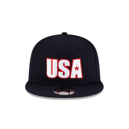 New Era Cap USA Star Navy 9FIFTY Snapback Hat