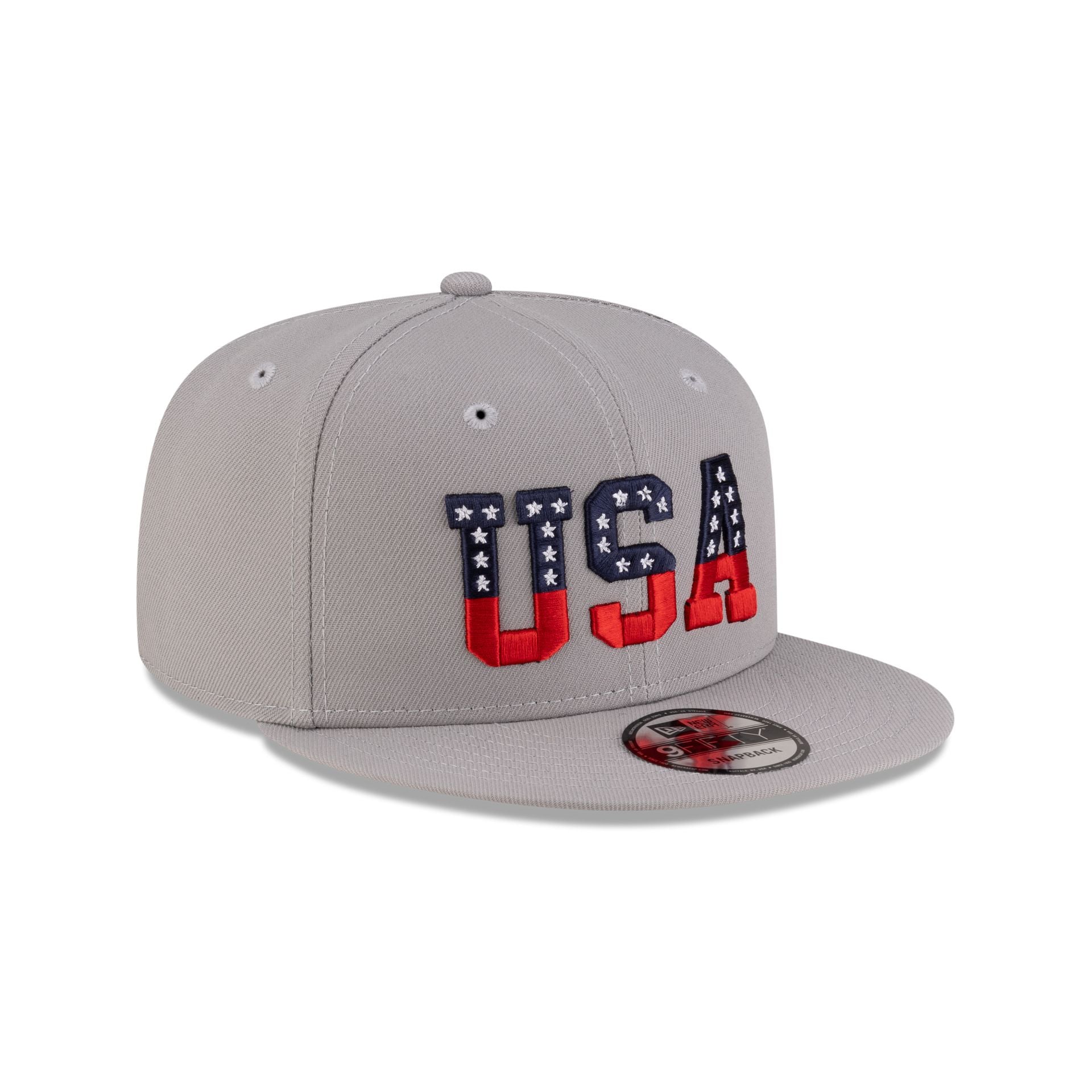 New Era Cap USA Stars Gray 9FIFTY Snapback Hat