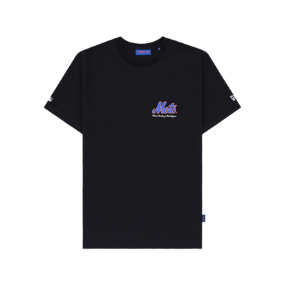 New York or Nowhere x New York Mets Black Logo T-Shirt