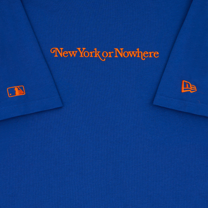 New York or Nowhere x New York Mets Youth Light Royal T-Shirt